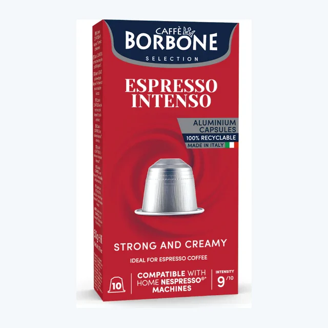 Caffè Borbone Miscela Espresso Intenso 10 Capsule Compatibili Nespresso®