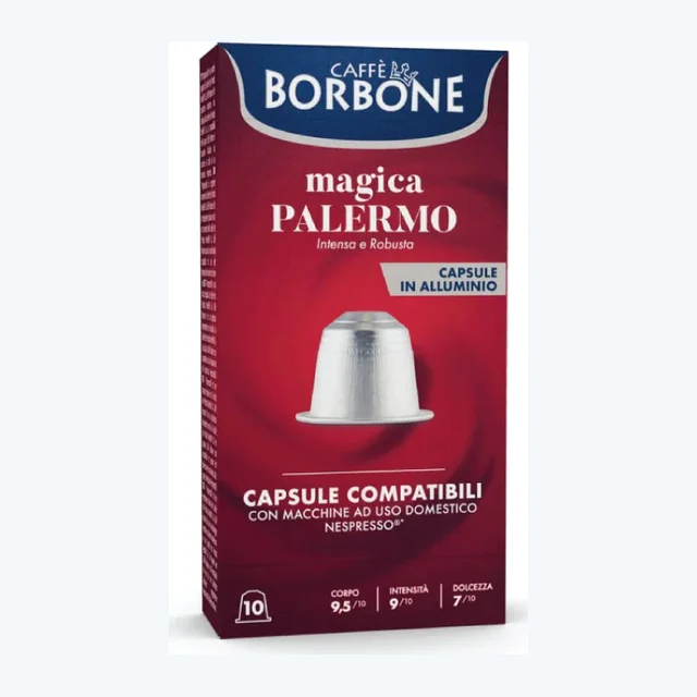 Caffè Borbone Miscela Magica Palermo 10 Capsule Compatibili Nespresso®