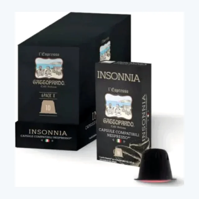 Caffè Gattopardo Miscela Insonnia 10 Capsule Compatibili Nespresso®