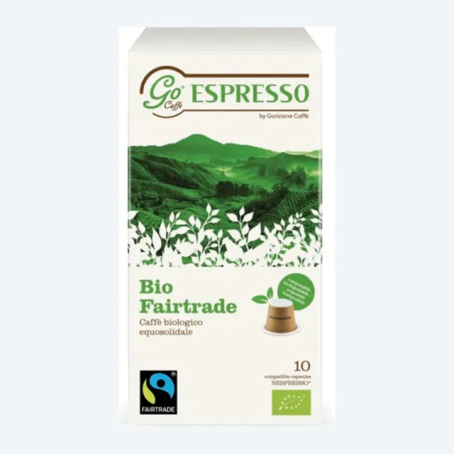 Caffè Goriziana Miscela Bio Fairtrade 10 Capsule Compatibili Nespresso®