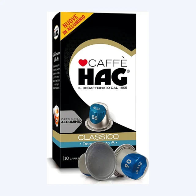 Caffè Hag Miscela Decaffeinato 10 Capsule Compatibili Nespresso®