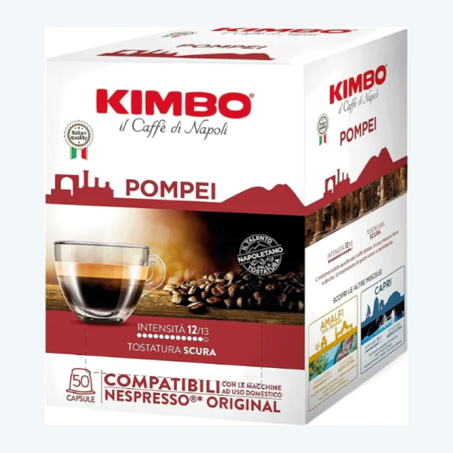 Caffè Kimbo Miscela Pompei 50 Capsule Compatibili Nespresso®