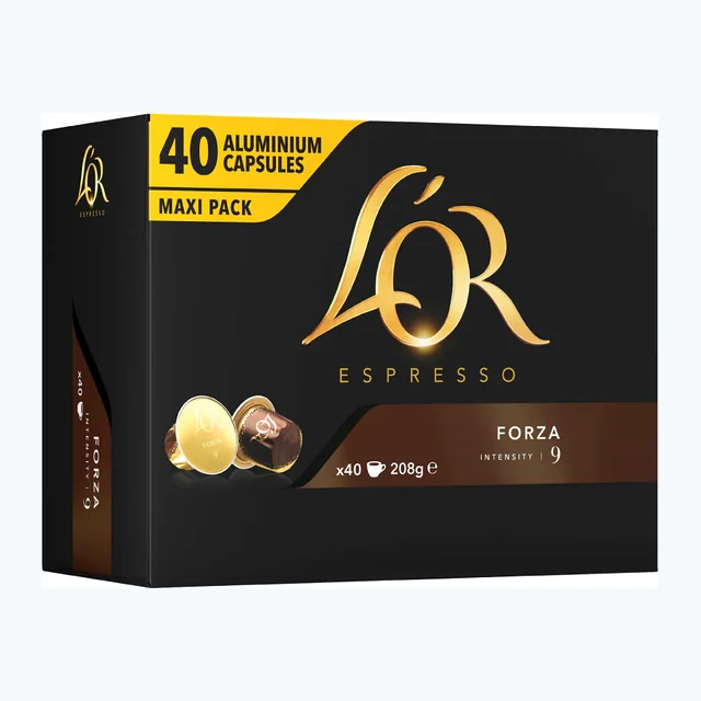 Caffè L'Or Miscela Forza 40 Capsule Compatibili Nespresso®