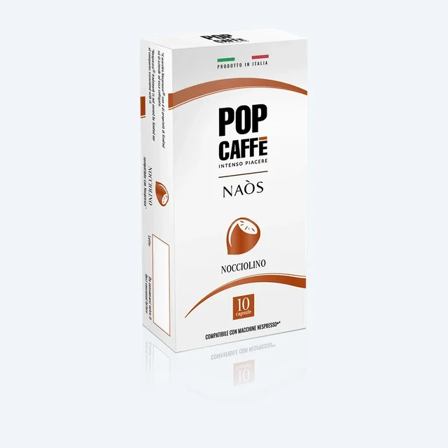 Naos - Nocciolino / Hazelnut (Contains Dairy) - 10 Pods