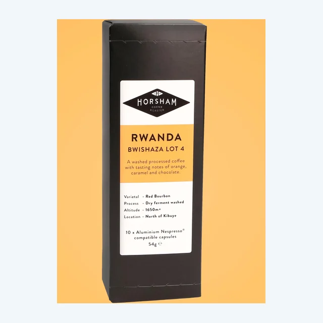 Rwanda Coffee Capsules - reduced to clear