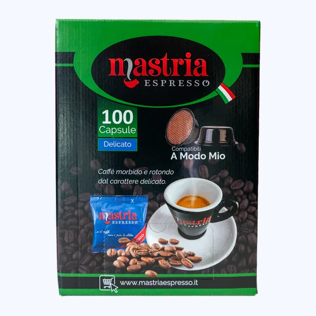 100 Capsule Compatibili A Modo Mio - Gusto Delicato