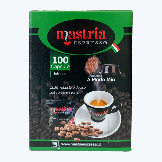 100 Capsule Compatibili A Modo Mio - Gusto Intenso