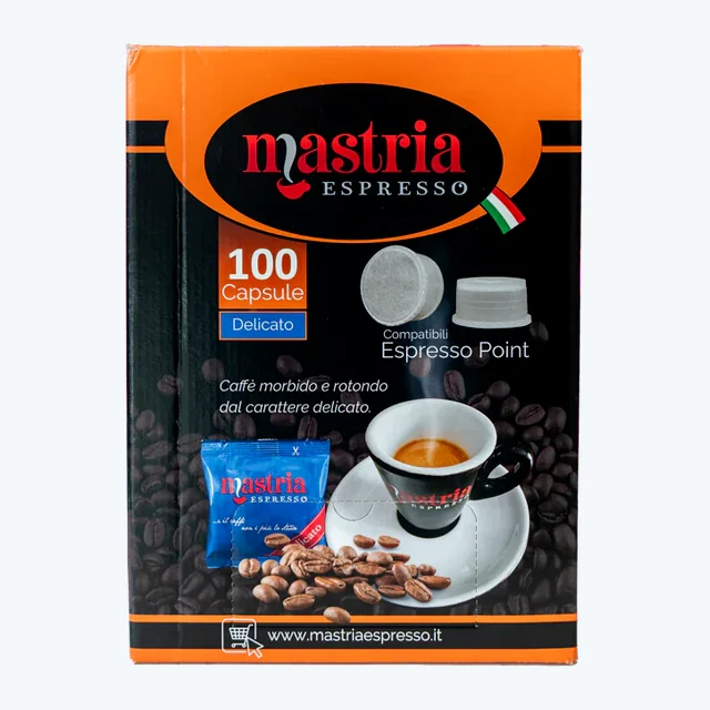 100 Capsule compatibili - ESPRESSO POINT - Gusto DELICATO