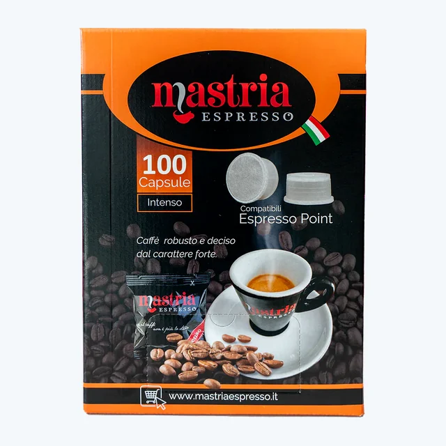 100 Capsule Compatibili Espresso Point - Gusto Intenso
