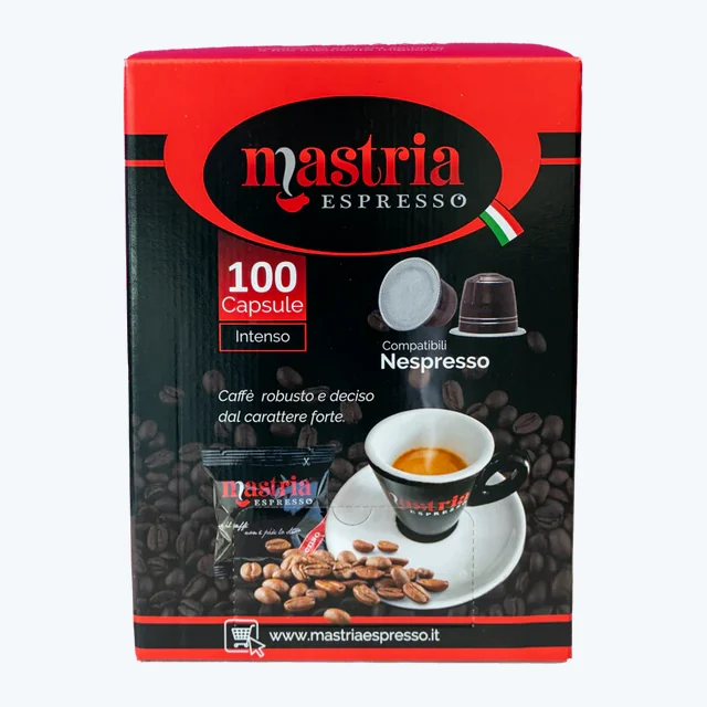 100 Capsule Compatibili NESPRESSO - Gusto INTENSO
