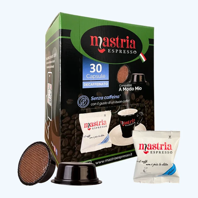30 Capsule Compatibili A Modo Mio - Decaffeinato