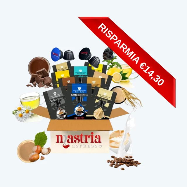 300 Capsule (20 CONFEZIONI MIX) Compatibili DOLCE GUSTO