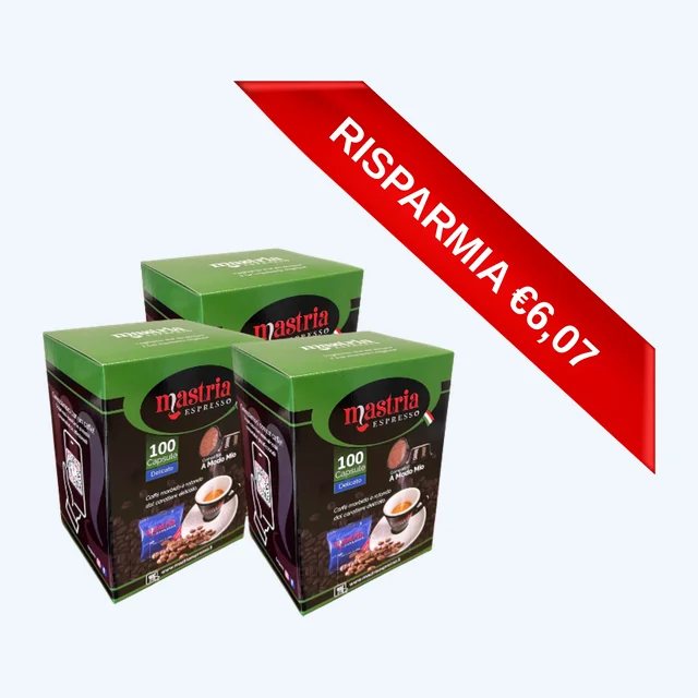 300 Capsule compatibili - A MODO MIO - Gusto DELICATO