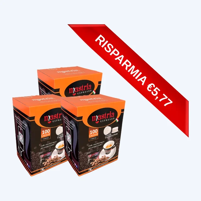 300 Capsule Compatibili ESPRESSO POINT - Gusto INTENSO