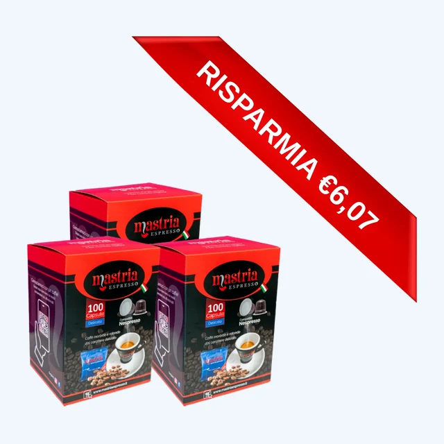 300 Capsule Compatibili NESPRESSO: gusto DELICATO