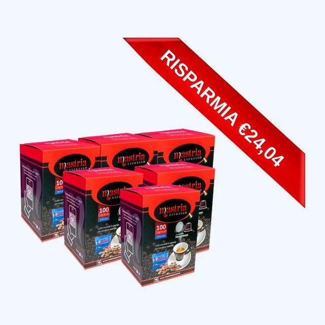 600 Capsule Compatibili NESPRESSO - gusto DELICATO