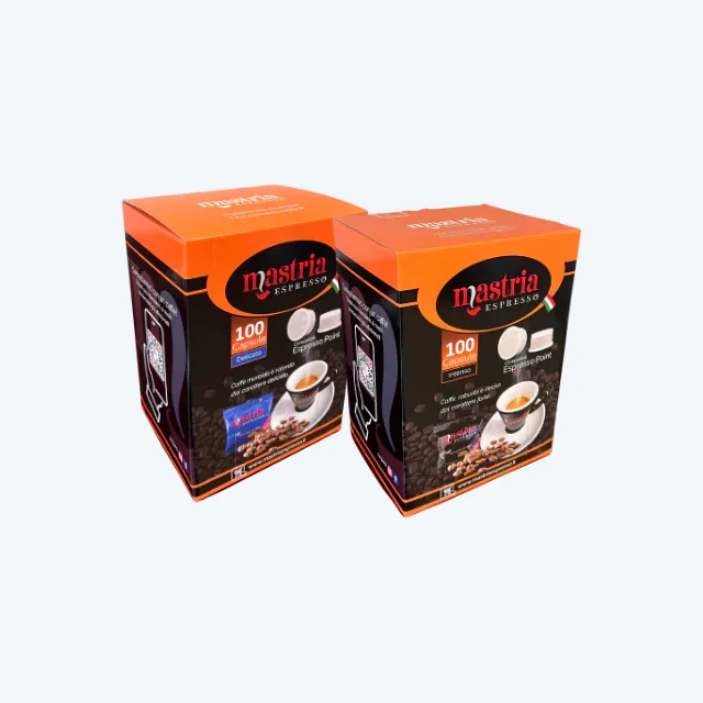 COMBO 100 + 100 Capsule compatibili - ESPRESSO POINT - Gusto INTENSO + Gusto DELICATO