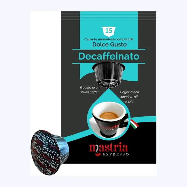 DECAFFEINATO - 15 Capsule Compatibili DOLCE GUSTO