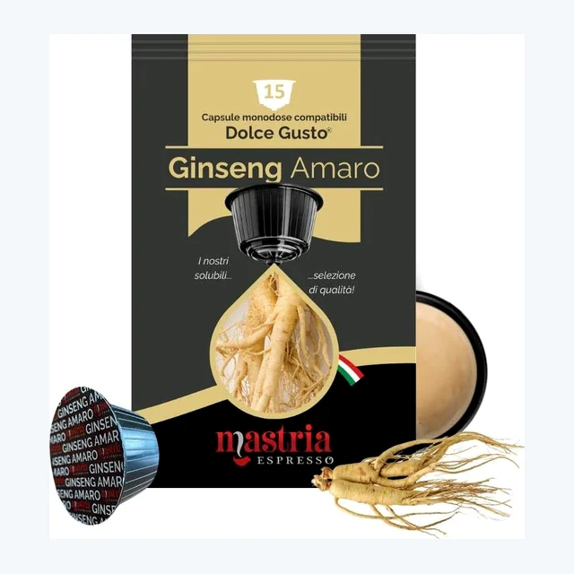 GINSENG "AMARO" - 15 Capsule Compatibili DOLCE GUSTO