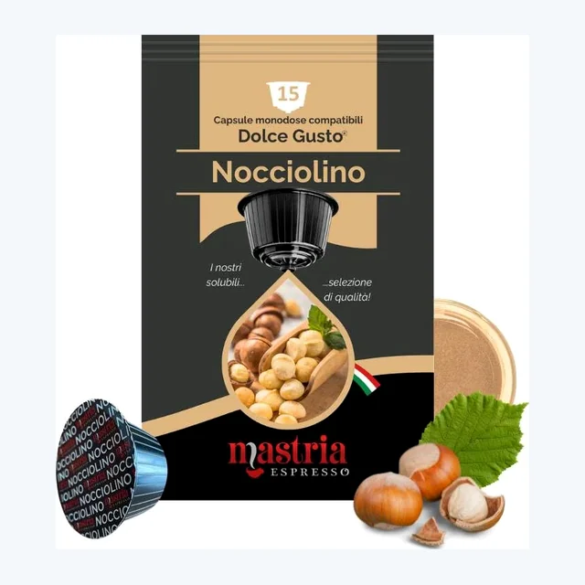 NOCCIOLINO - 15 Capsule Compatibili DOLCE GUSTO