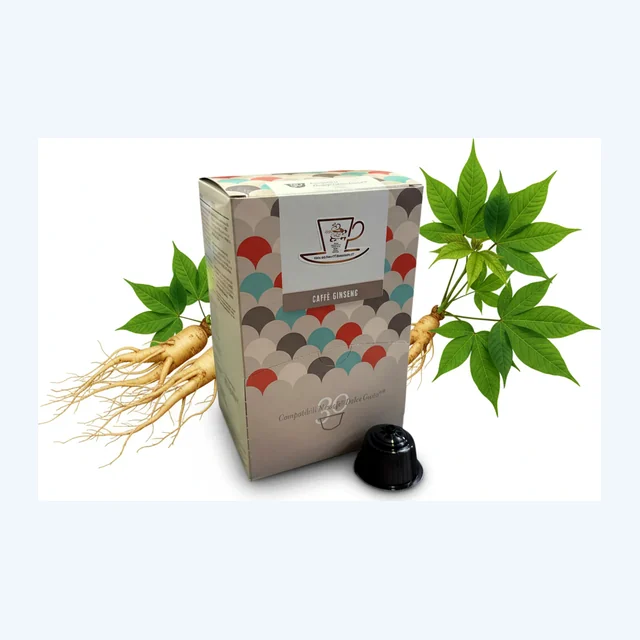 Bevande Compatibile Dolce Gusto Ginseng Alta Qualita Senza Lattosio 30pz