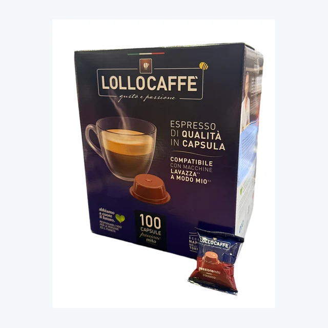 Lollo Caffe Compatibile Lavazza A Modo Mio Classica 100pz