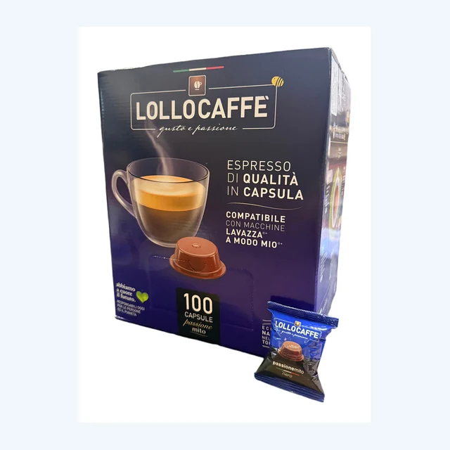 Lollo Caffe Compatibile Lavazza A Modo Mio Nera 100pz