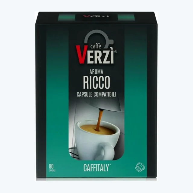Verzì Caffè Compatibile Caffitaly Ricco 80pz