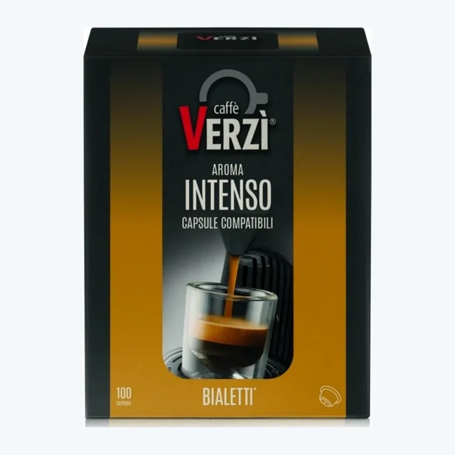Verzi Caffè Compatibile Bialetti Alluminio Intenso 100pz
