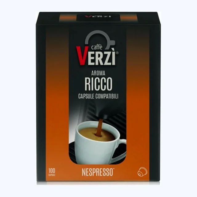 Verzi Caffè Compatibile Nespresso Ricco 100pz
