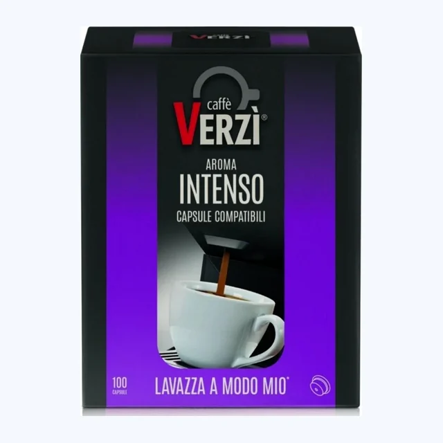 Verzi Caffe Compatibile Lavazza A Modo Mio Intenso 100pz