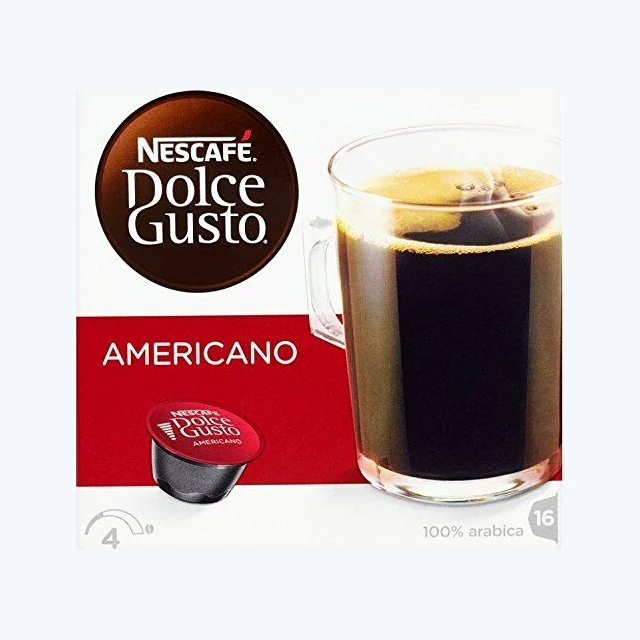 Nescafe Dolce Gusto AmericanoTea Coffe Hot Drinks 16 x3 48 Pods Capsuls Servings