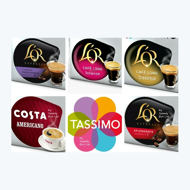 Tassimo Black Coffee Selection Variety Bundle T-Discs Pods (4X5) 20 Drinks