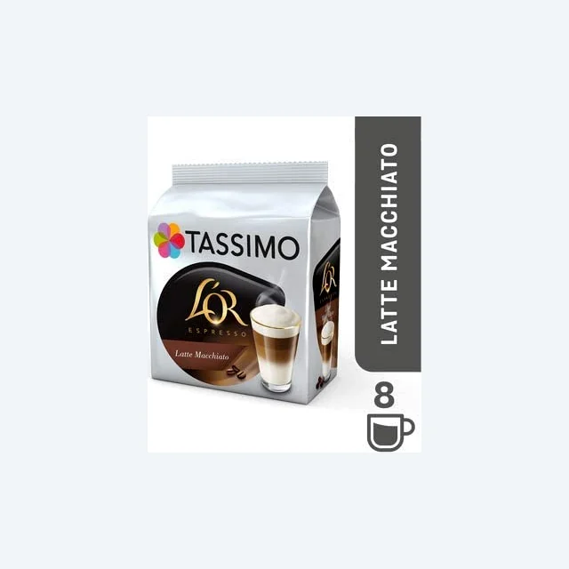 Tassimo Coffee Pods LOR Latte Macchiato T Discs 5 Packs (40 Drinks)