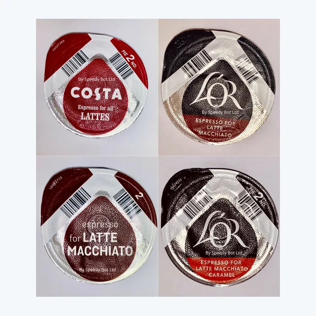 Tassimo Costa/L'OR Latte COFFEE DISCS Pods Only 8 16 24 32 40 (NO Milk Creamer )