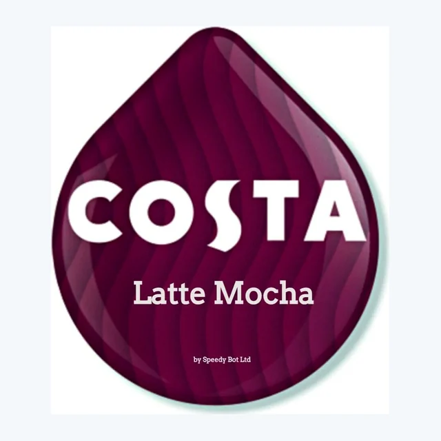 TASSIMO Costa Latte Mocha Cadbury Coffee Capsules Refills T-Discs Pods 8 XL Cups