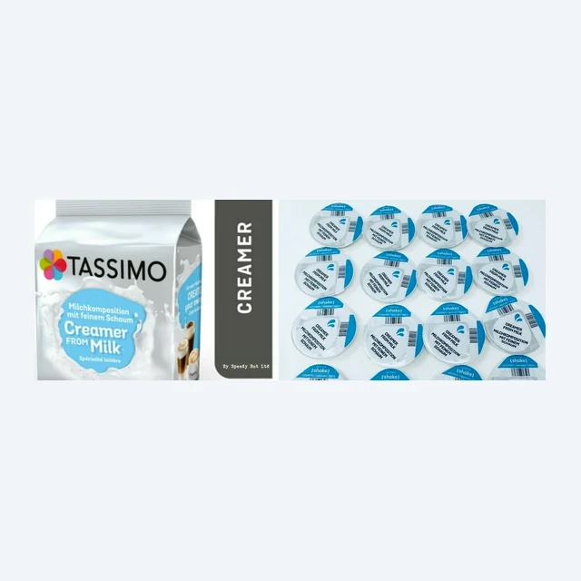 Tassimo Milk Creamer 8x5 40 T DISC Pods Sold Loose for Tassimo Coffee Machines