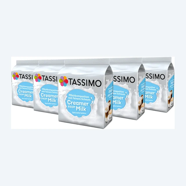 TASSIMO Milk Creamer Pods Capsules Refills Pods T-Discs Pack of 5