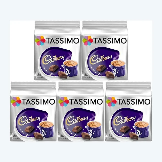 TASSIMO T-Discs Capsules Pods Cappuccino/Latte/Americano/Cadbury/Caramel Latte