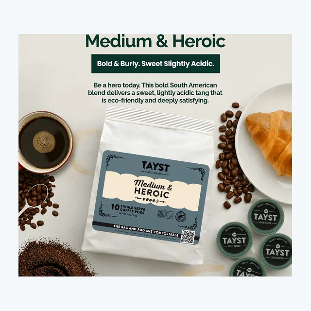 Medium & Heroic Coffee Pods