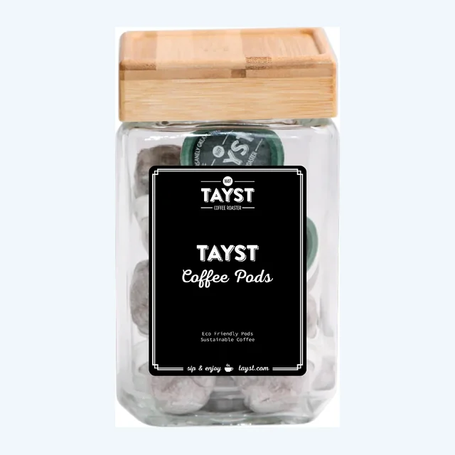 Tayst Coffee Jar - Bamboo
