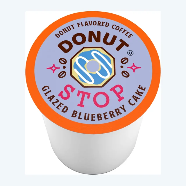 Donut Stop Glazed Blueberry Cake Coffee Pods