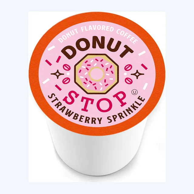 Donut Stop Strawberry Sprinkle Coffee Pods