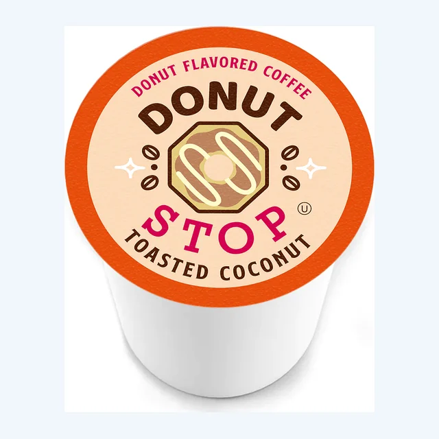 Donut Stop Toasted Coconut Coffee Pods