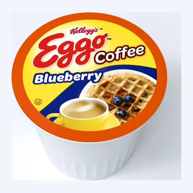 Eggo Coffee Blueberry Waffle