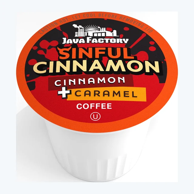 Java Factory Sinful Cinnamon Halloween Flavored  Coffee Pods