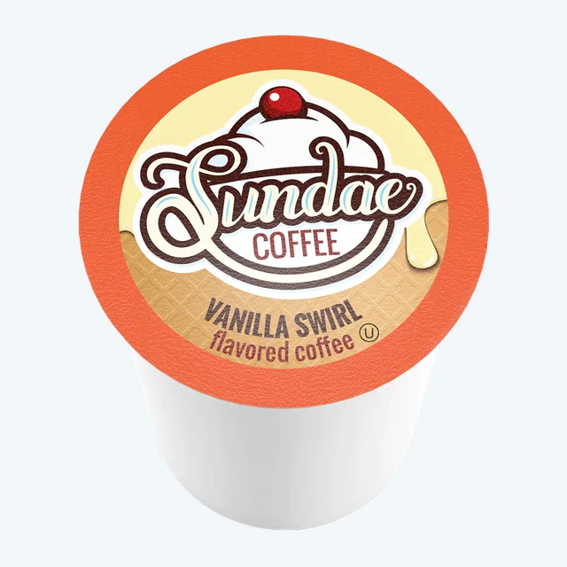 Sundae Vanilla Swirl Ice Cream Coffee Pods
