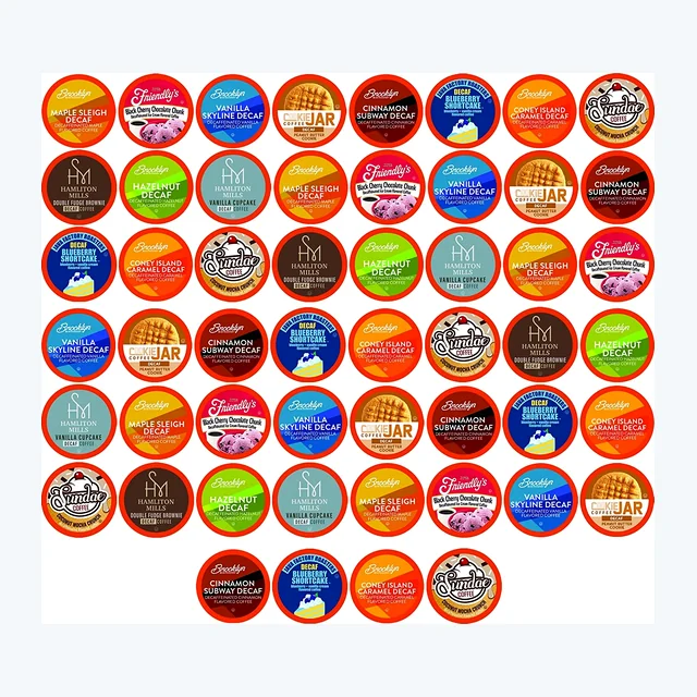 TWO RIVERS FLAVORED DECAF COFFEE PODS VARIETY PACK