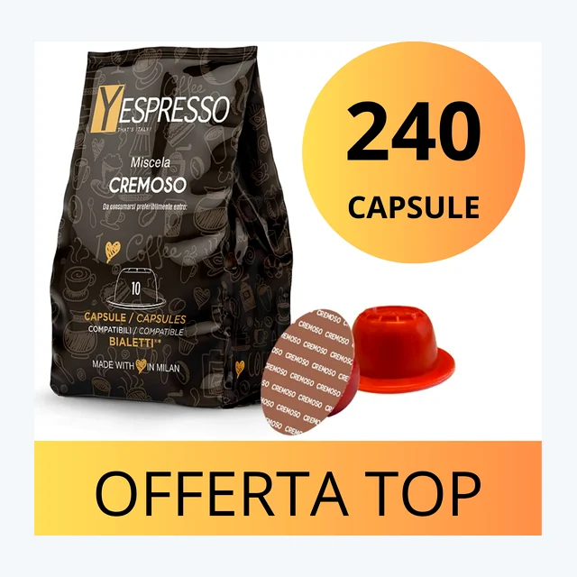 240 Capsule compatibili BIALETTI - CREMOSO