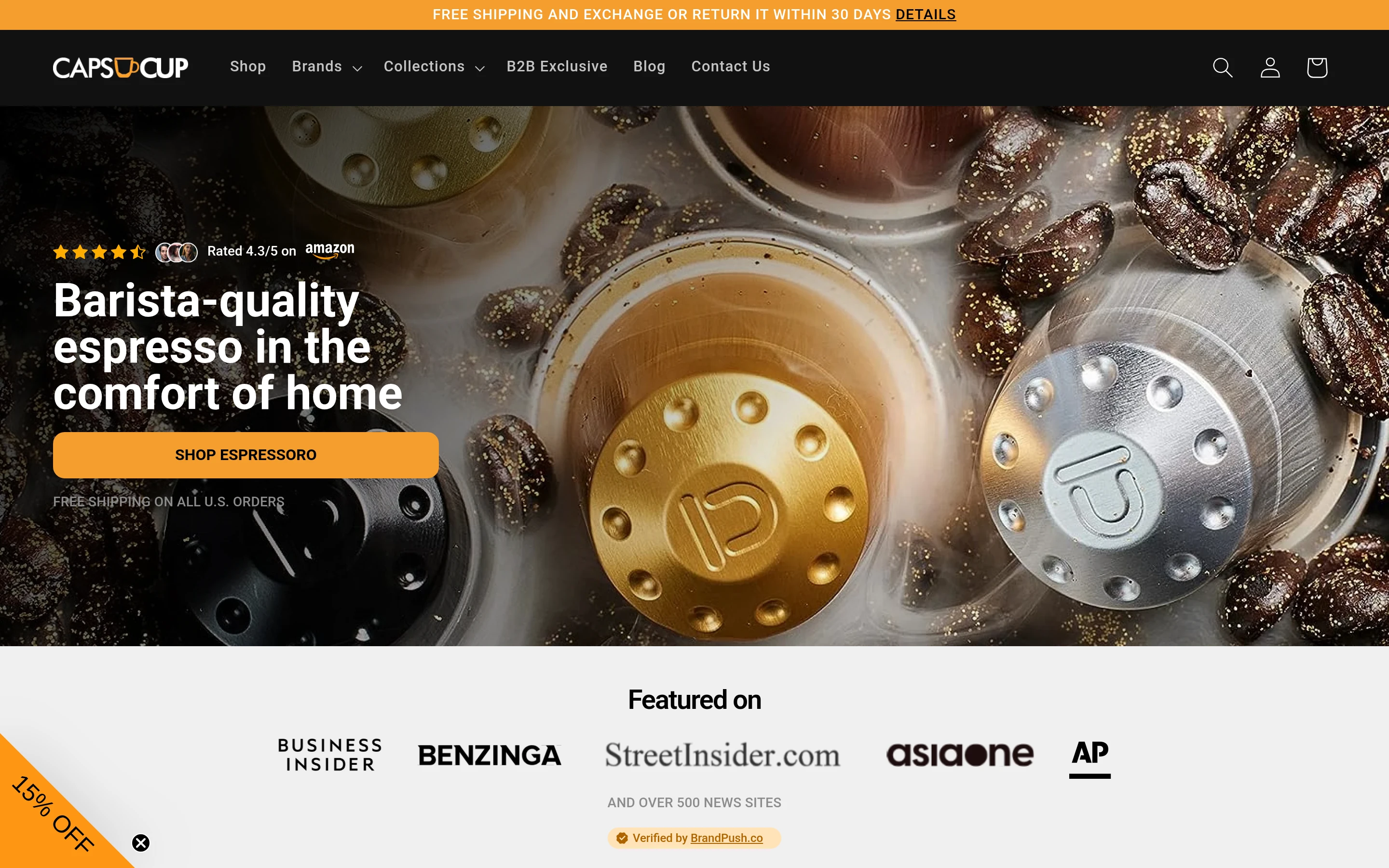 Capsucup screenshot